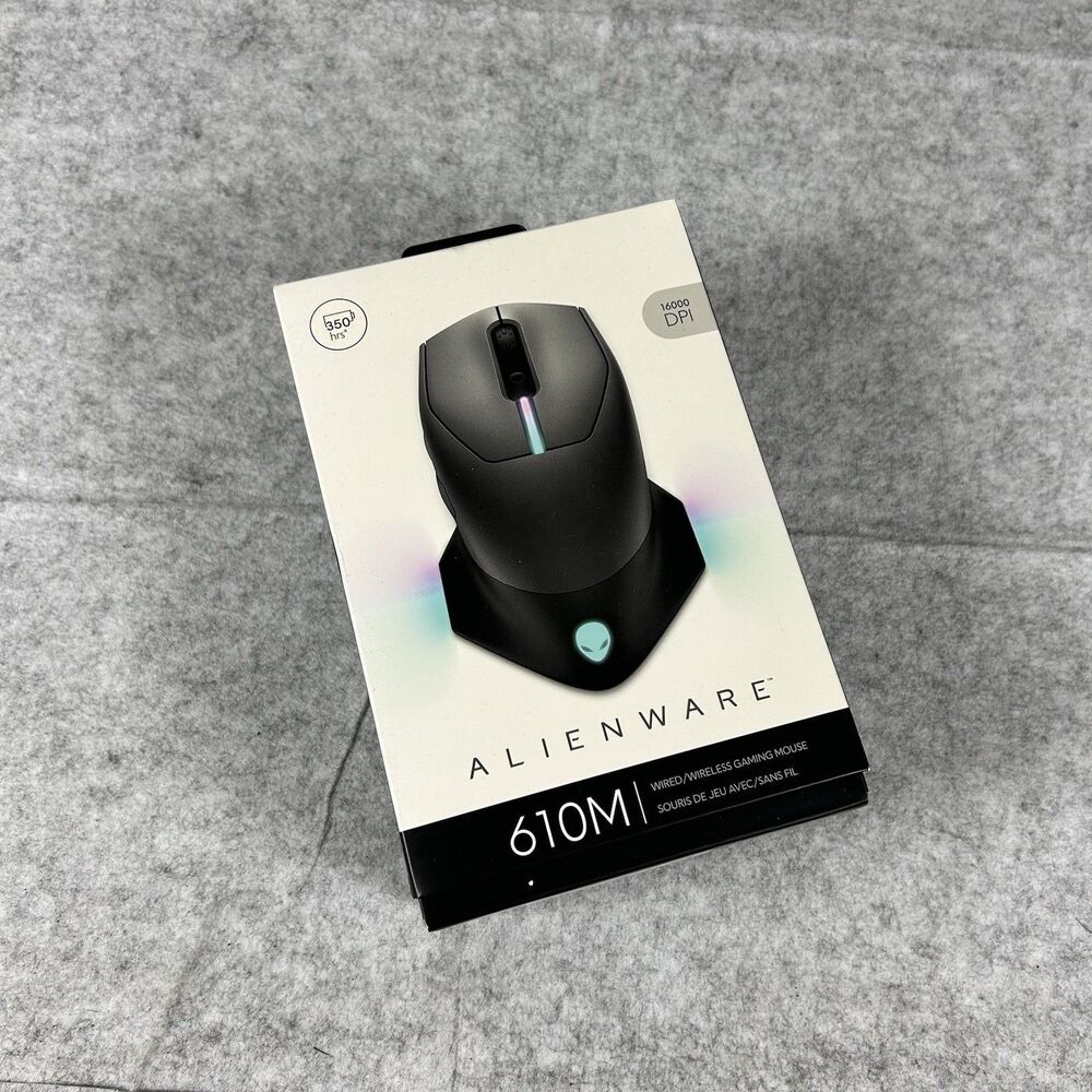 Alienware AW610M Wired/Wireless Gaming Mouse - Dark Side of The Moon